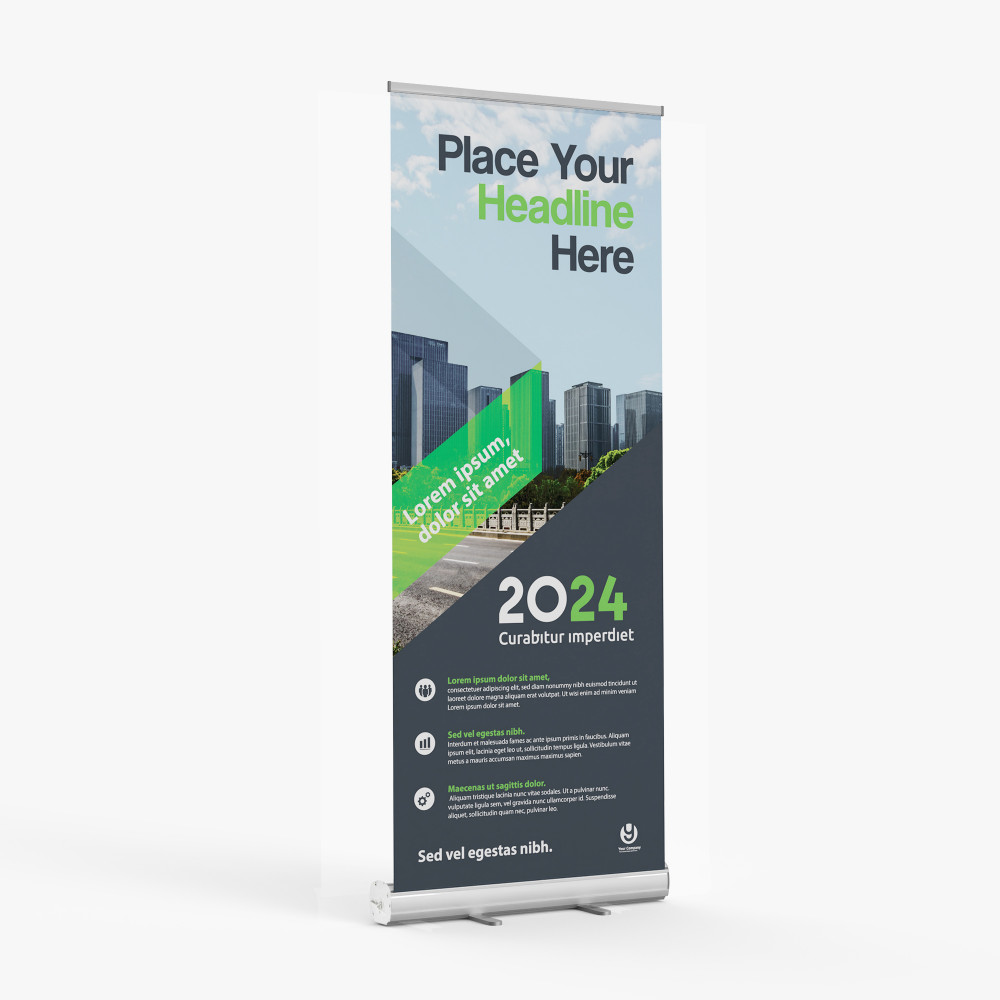 Retractable Banner Stand (Artwork Ready)