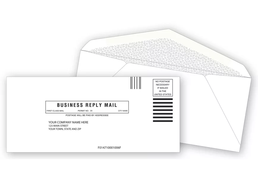 Envelope #9 (100, 1 Color - Black, Artwork Ready)