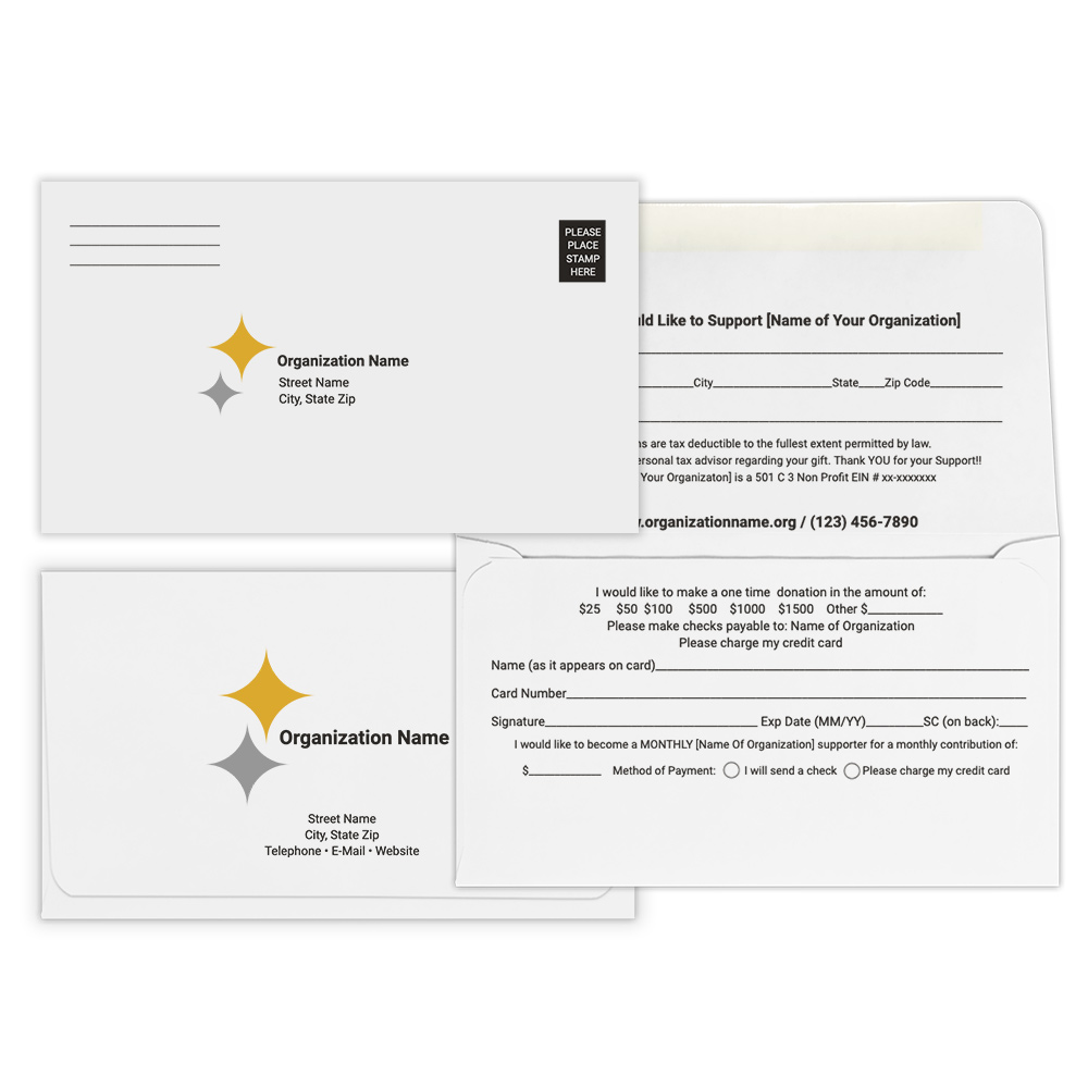 Envelope - Remittance #6 3/4" (50, 1 Sided, 1 Color - Black, Artwork Ready, Pick Up)