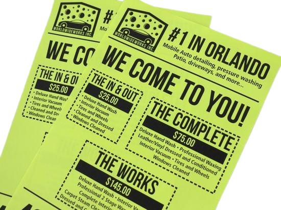 Flyer 8.5x11 - 20lb Color | 1 Color  (100, 1 Sided, Green, Black, Artwork Ready, Pick Up)