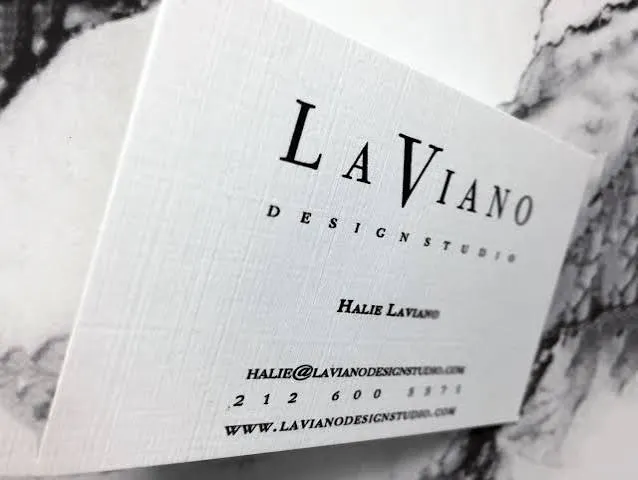 Business Card - Linen