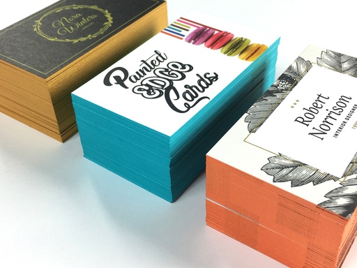 Business Card - Painted Edge